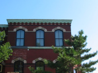 pretty cornices in local historic district